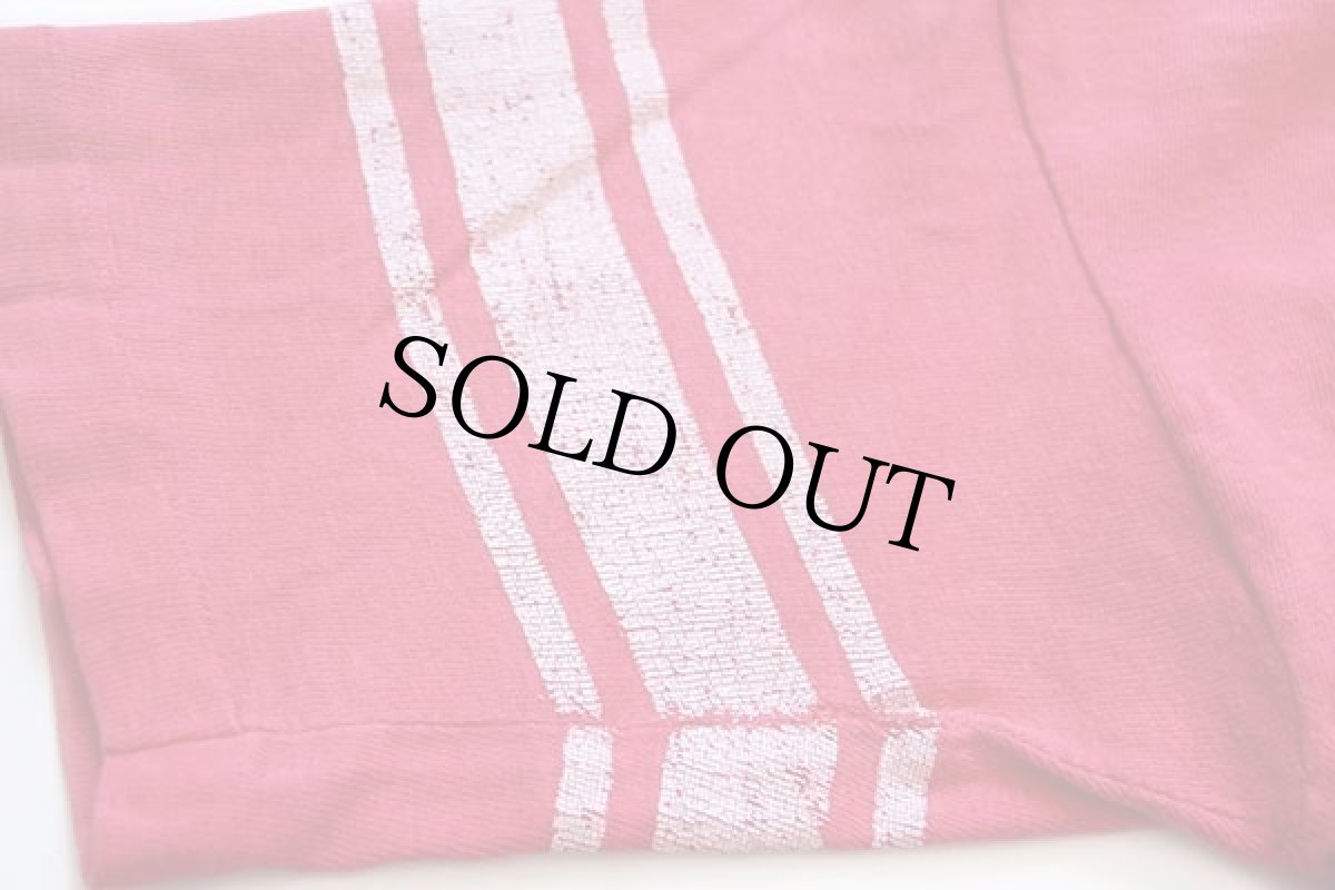 画像6: 70s USA製 Championチャンピオン INDIANA 78 コットン フットボールTシャツ 赤 フェード M (6)