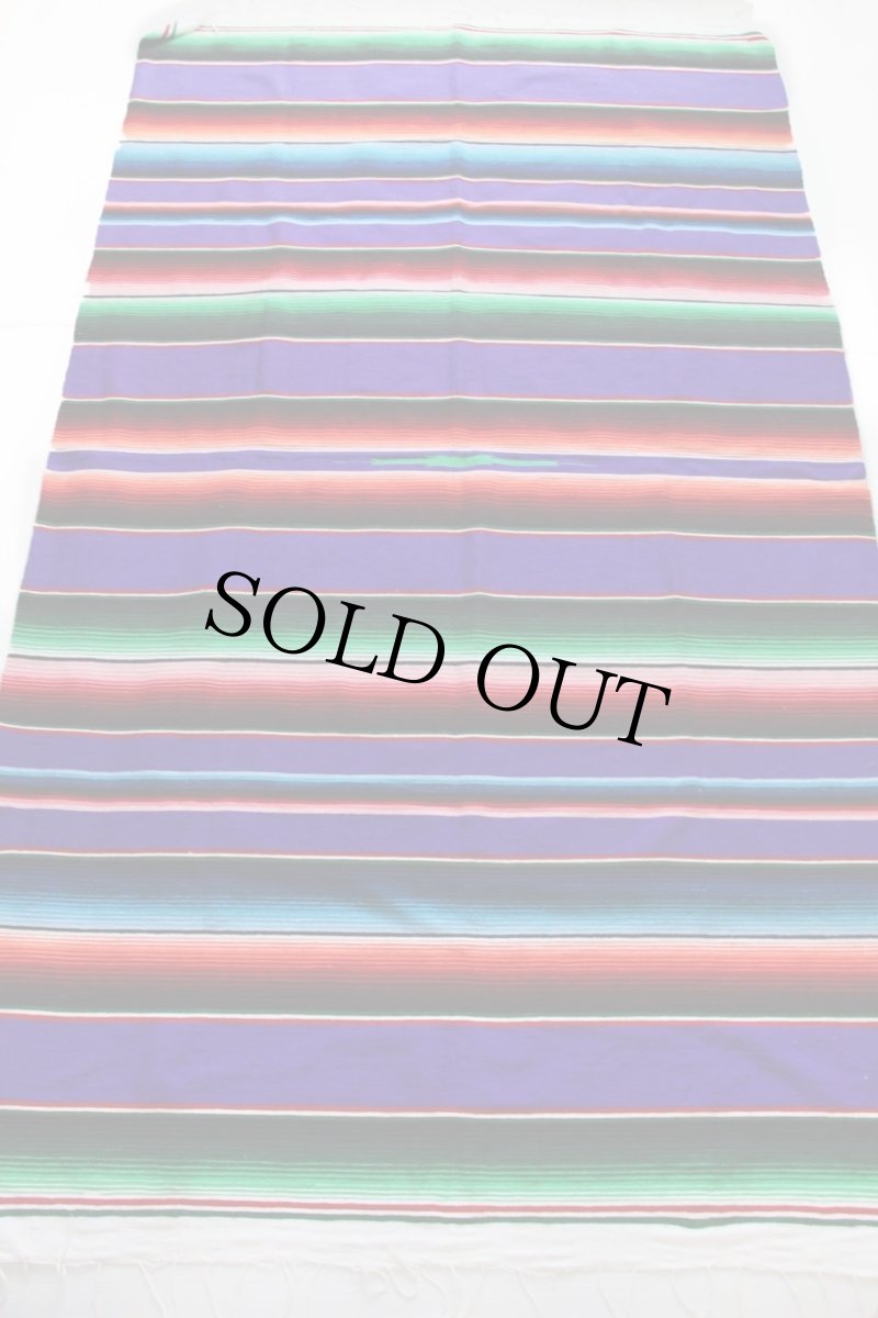 画像2: メキシカン ラグ サラペ 大 (2)