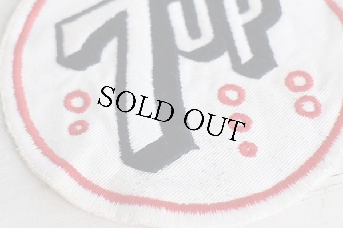 画像3: 60s 7up ロゴ パッチ 特大★ワッペン (3)