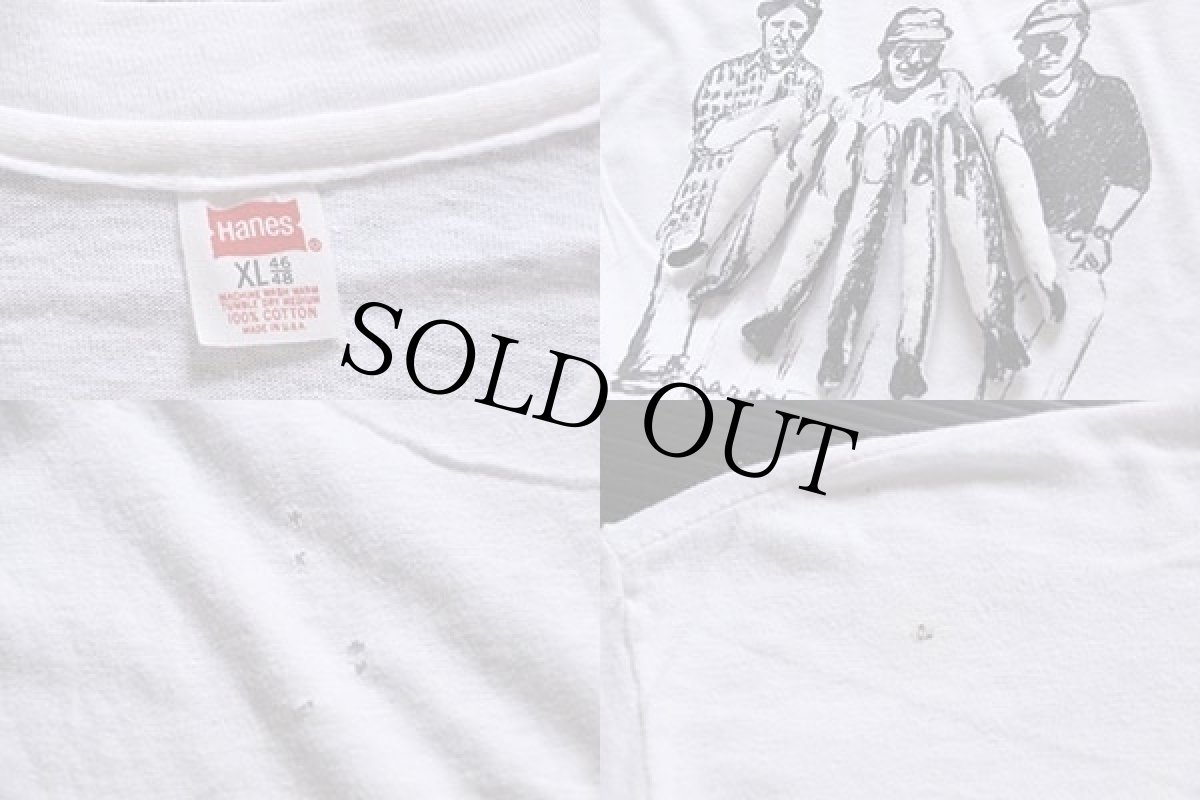 画像3: 70s USA製 Hanes 魚 飾り付き フィッシング コットンTシャツ 白 XL (3)