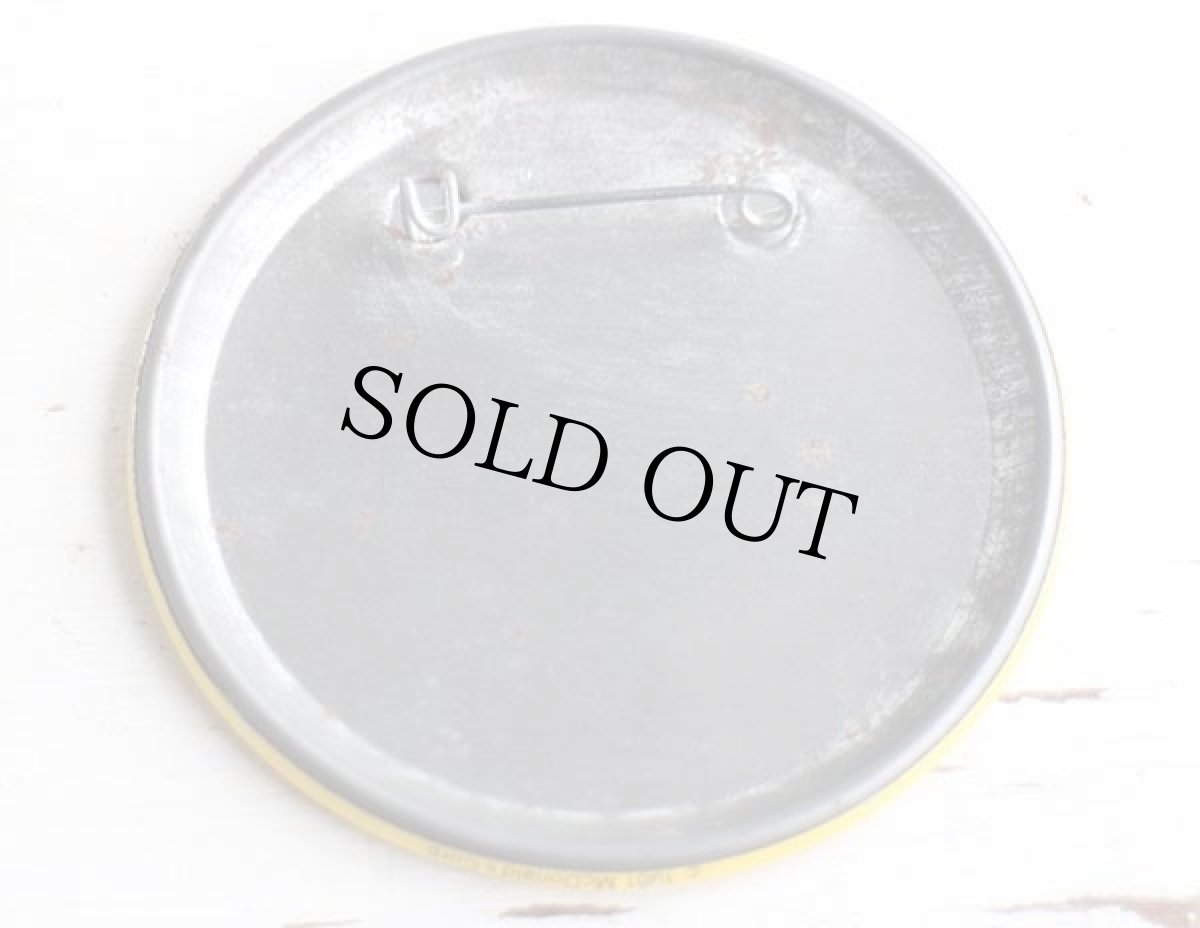 画像2: 80s McDonald'sマクドナルド QUARTER POUNDER SING THE TASTE 缶バッジ (2)