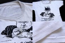 画像4: 70s W. C.FIELDS コットン リンガーTシャツ 白×ライトグレー (4)