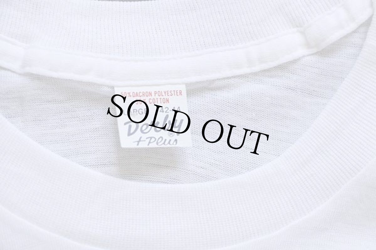 画像5: デッドストック★70s Derby 無地 Tシャツ 白 L (5)