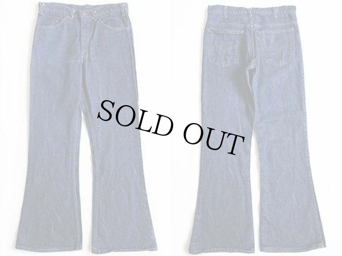 画像2: 80s USA製 Levi'sリーバイス 646 デニムパンツ w33 L31★ベルボトム (2)