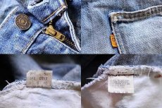 画像5: 70s Levi'sリーバイス 646 カットオフ デニム ショートパンツ ボロ w33★ショーツ (5)