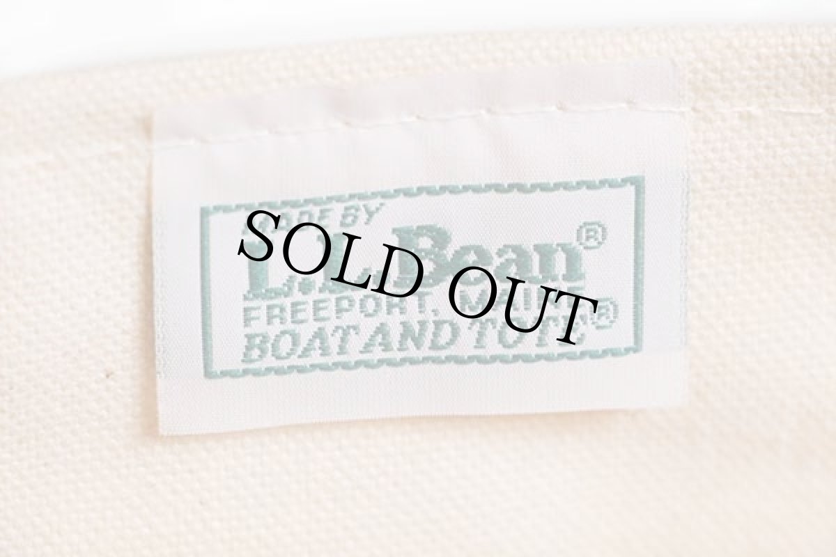 画像3: 90s L.L.Bean BOAT AND TOTE キャンバス トートバッグ 紺 M★ミディアム (3)