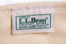 画像3: 90s L.L.Bean BOAT AND TOTE キャンバス トートバッグ 紺 M★ミディアム (3)