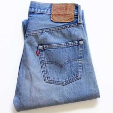 画像1: 80s USA製 Levi'sリーバイス 501 赤耳 デニムパンツ w30 (1)