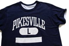 画像5: 80s USA製 Championチャンピオン PIKESVILLE リバーシブルTシャツ 紺×白 L (5)