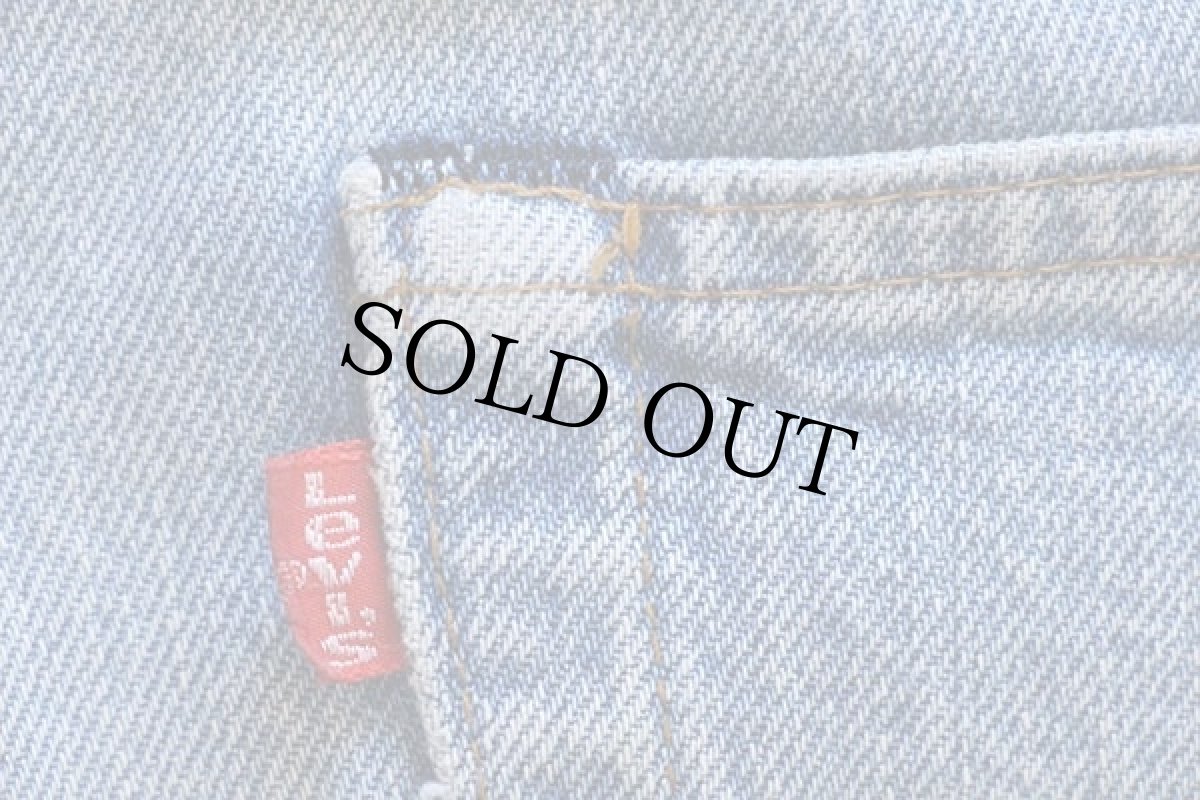 画像6: 80s USA製 Levi'sリーバイス 501 赤耳 デニムパンツ w30 (6)
