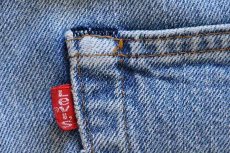 画像6: 80s USA製 Levi'sリーバイス 501 赤耳 デニムパンツ w30 (6)