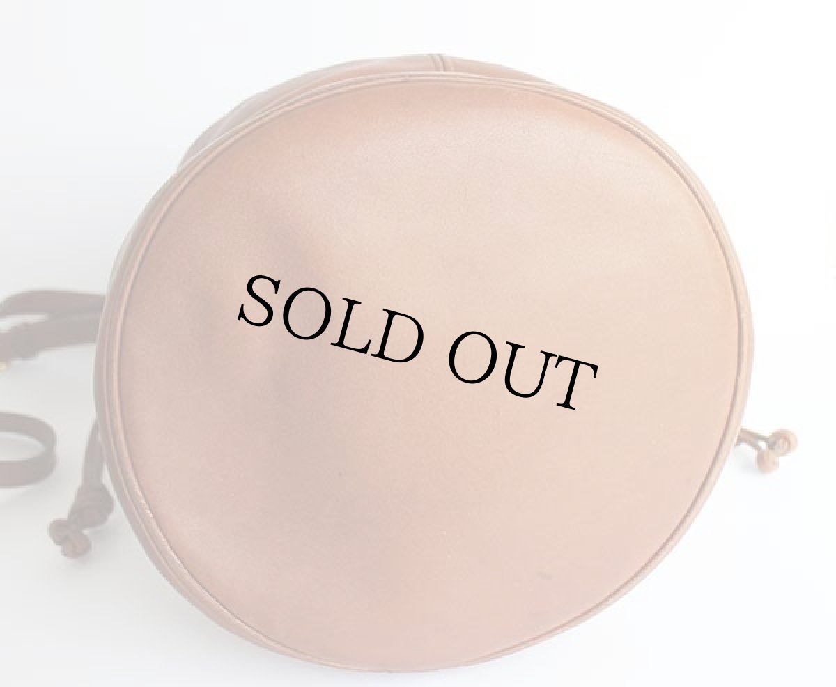 画像4: USA製 COACH オールド コーチ バケツ型 巾着 レザー ショルダーバッグ 茶★123 (4)