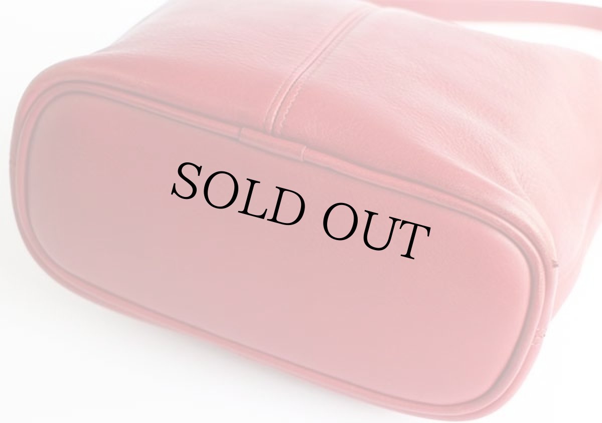 画像4: USA製 COACH オールド コーチ レザー ショルダーバッグ 赤★4148 (4)