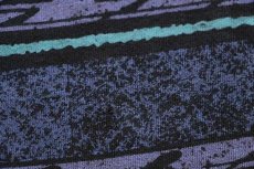 画像5: 90s USA製 JACKSON HOLE 発泡ロゴ スキー 総柄 手刷り オールオーバー コットンTシャツ M (5)