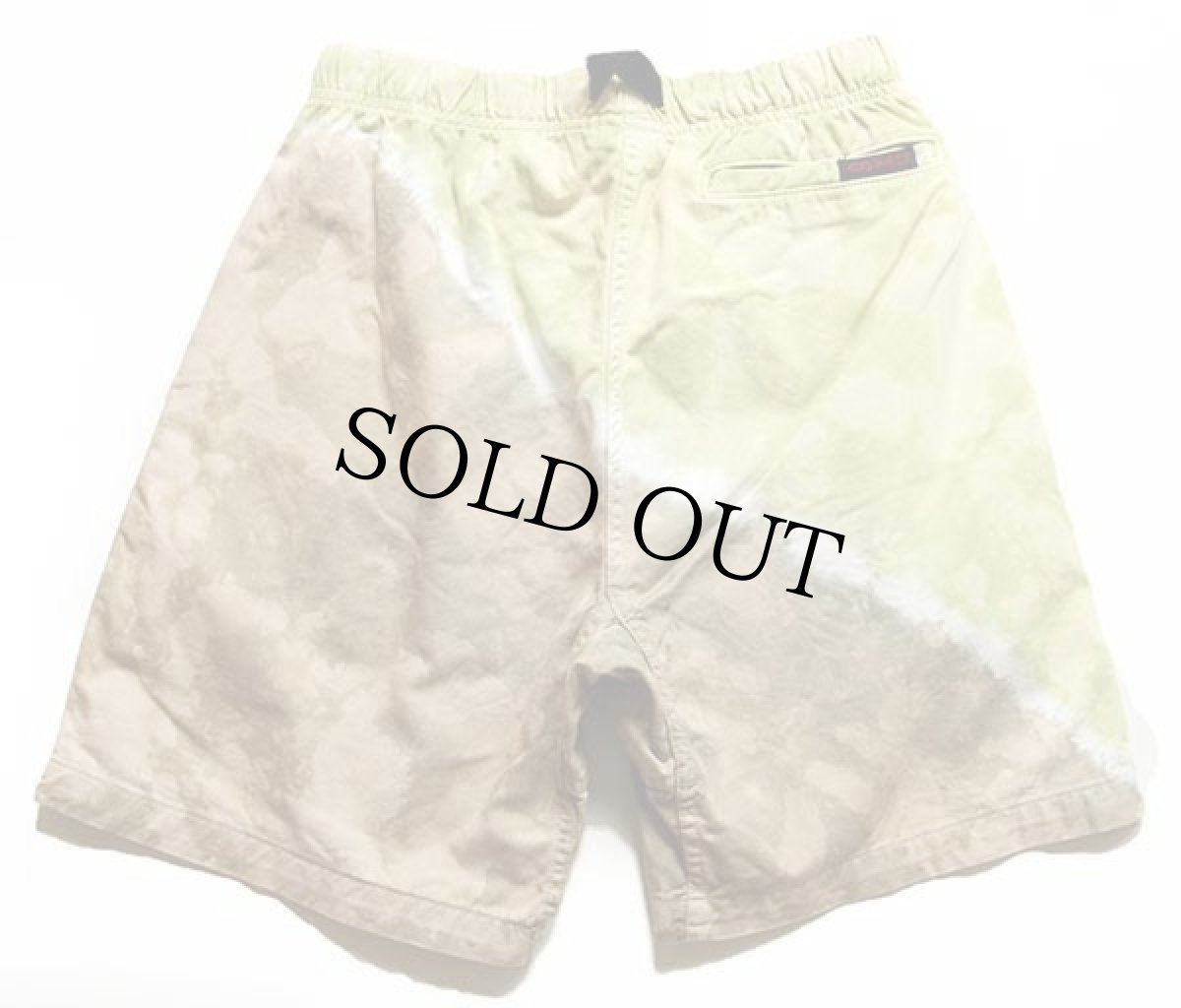 画像2: 00s USA製 GRAMICCIグラミチ タイダイ染め コットン クライミングショーツ S★ショートパンツ (2)