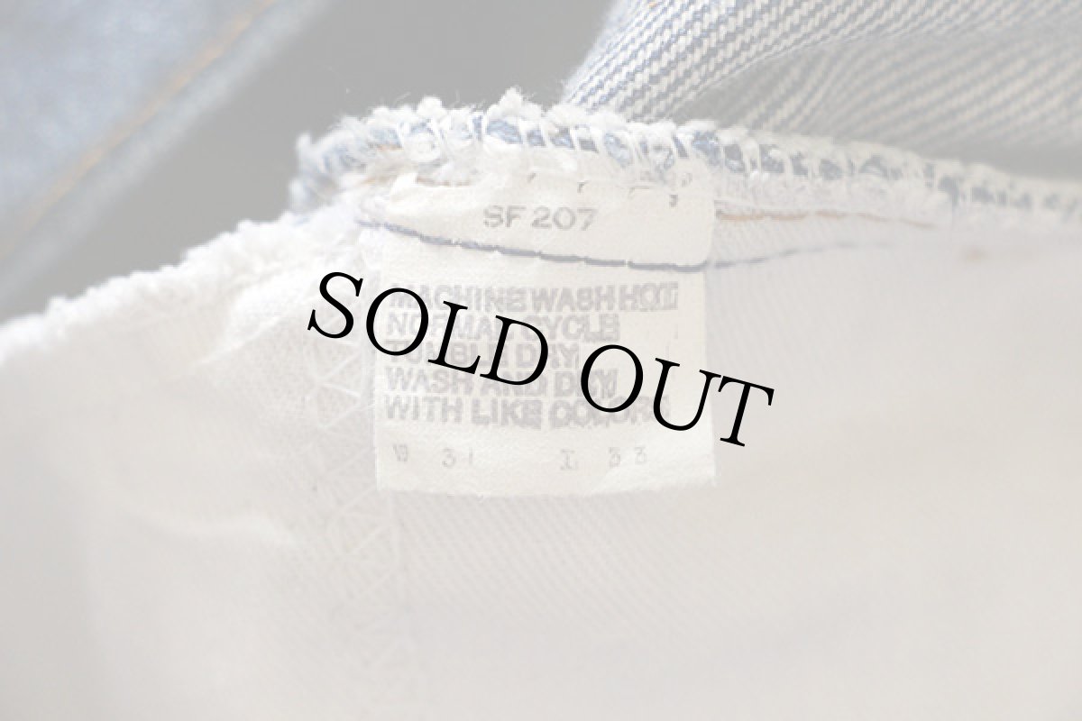 画像6: 80s USA製 Levi'sリーバイス 646 デニムパンツ w31★ベルボトム (6)