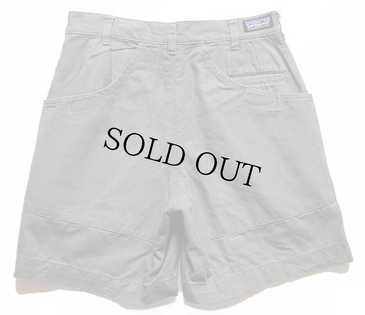 画像2: 00s patagoniaパタゴニア オーガニックコットン スタンドアップ ショーツ グレー w28★ショートパンツ (2)