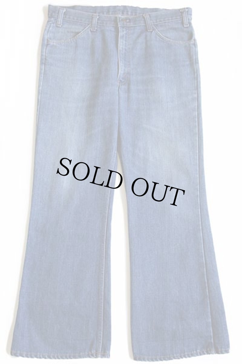 画像2: 70s USA製 Levi'sリーバイス 646 デニムパンツ w38 L30★ベルボトム (2)