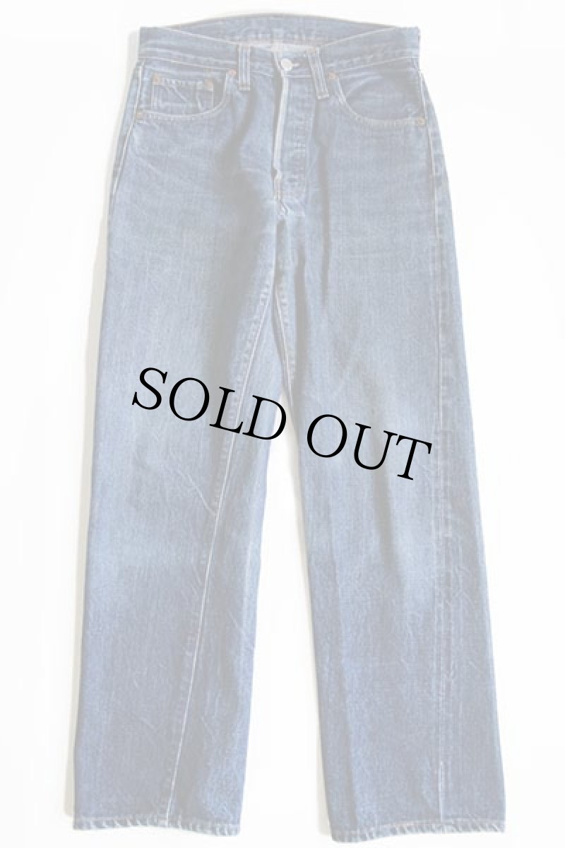 画像2: 70s USA製 Levi'sリーバイス 501 シングル 66前期 デニムパンツ w28 (2)