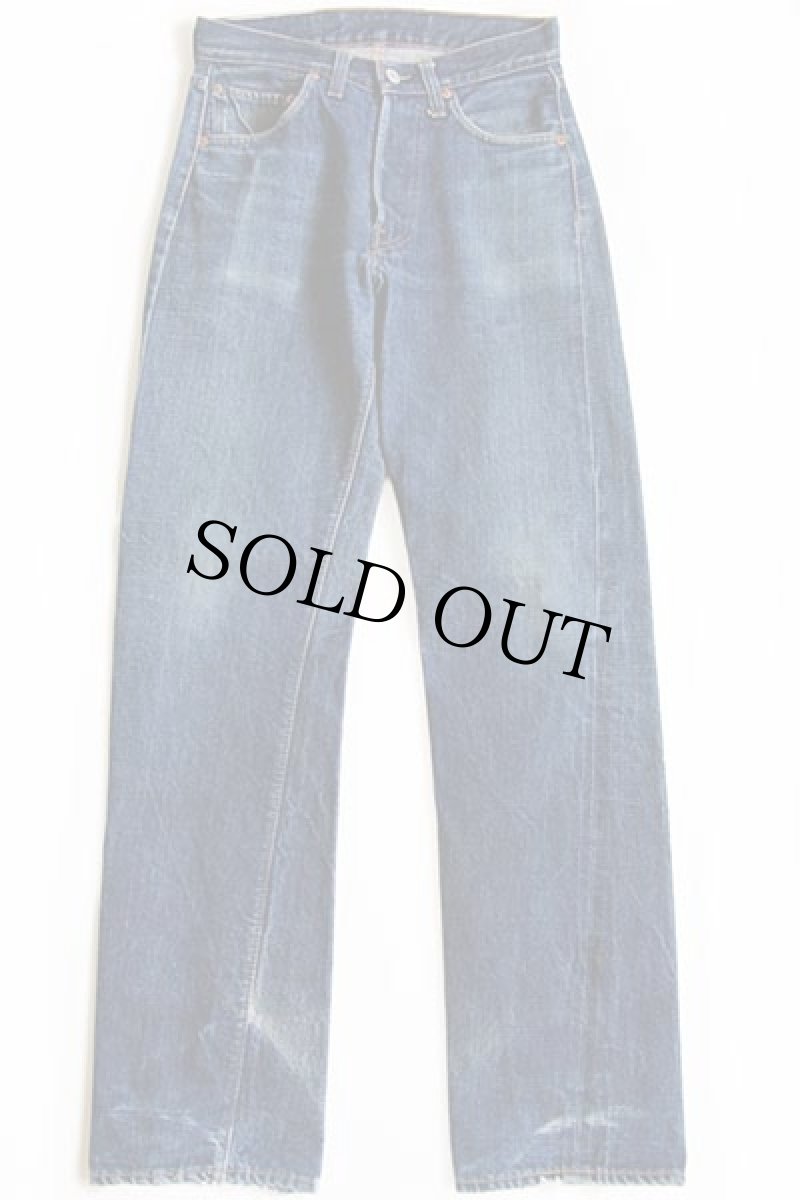 画像2: 70s USA製 Levi'sリーバイス 501 シングル 66前期 デニムパンツ w28 (2)