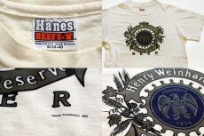 画像4: 80s USA製 Hanes Henry Weinhard's Private Reserve BEER コットンTシャツ アイボリー M (4)