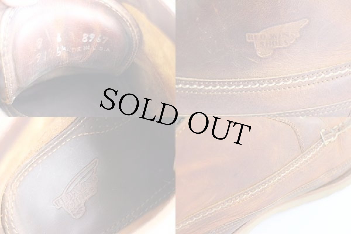 画像8: USA製 REDWINGレッドウイング 9146 WABASHA CHUKKAワバシャ チャッカ モカシンブーツ 茶 9E (8)