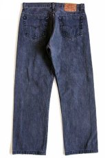 画像3: 90s USA製 Levi'sリーバイス 501 先染め ブラック デニムパンツ w33 (3)