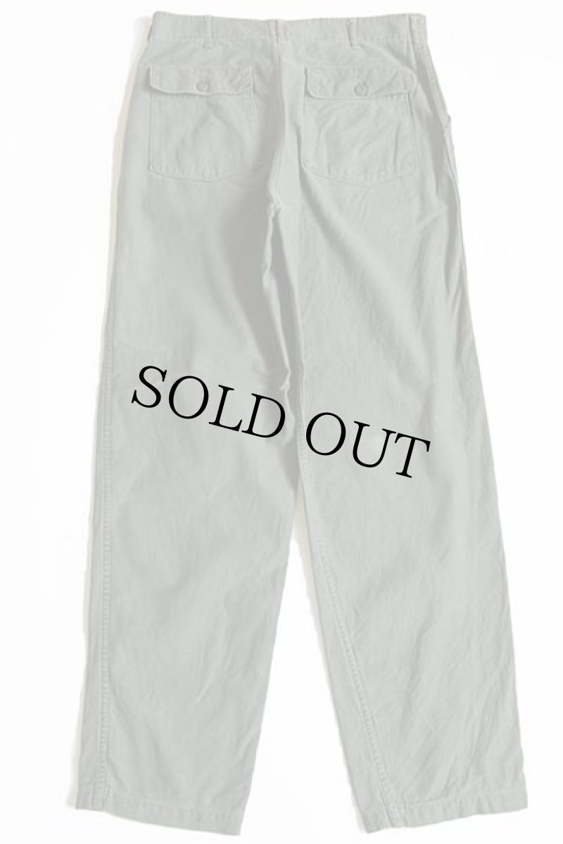 画像3: 70s 米軍 U.S.ARMY ユーティリティ ベイカーパンツ オリーブグリーン w36★87 (3)