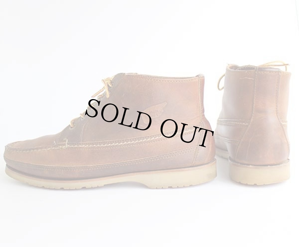 画像2: USA製 REDWINGレッドウイング 9146 WABASHA CHUKKAワバシャ チャッカ モカシンブーツ 茶 9E (2)