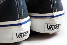 画像5: 90s USA製 VANSバンズ AUTHENTICオーセンティック 紺★スニーカー (5)