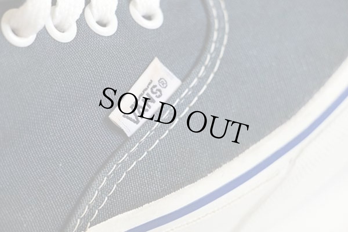 画像6: 90s USA製 VANSバンズ AUTHENTICオーセンティック 紺★スニーカー (6)