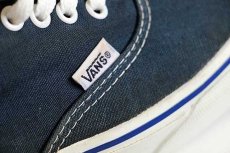 画像6: 90s USA製 VANSバンズ AUTHENTICオーセンティック 紺★スニーカー (6)