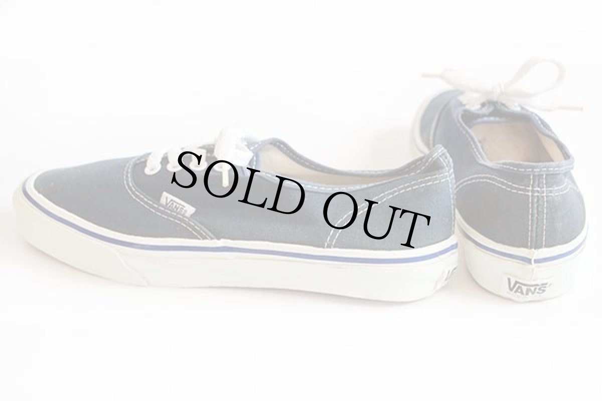 画像3: 90s USA製 VANSバンズ AUTHENTICオーセンティック 紺★スニーカー (3)