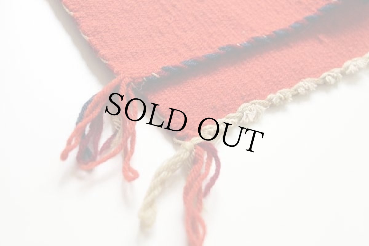 画像4: ビンテージ ネイティブ柄 ラグ マット (4)