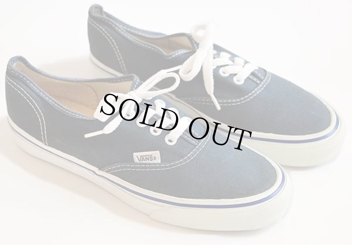 画像2: 90s USA製 VANSバンズ AUTHENTICオーセンティック 紺★スニーカー (2)