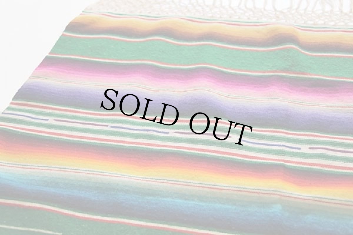 画像4: ビンテージ メキシカン ラグ サラペ (4)