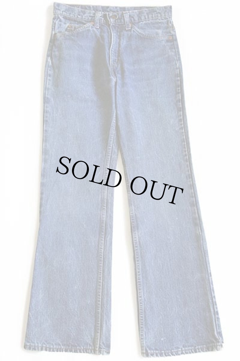 画像2: 80s USA製 Levi'sリーバイス 517 デニムパンツ w30 L32★ブーツカット (2)