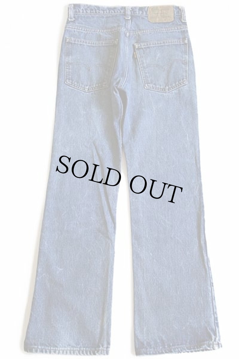 画像3: 80s USA製 Levi'sリーバイス 517 デニムパンツ w30 L32★ブーツカット (3)