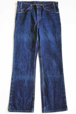 画像2: 90s USA製 Levi'sリーバイス 517 デニムパンツ w34 L29★ブーツカット (2)