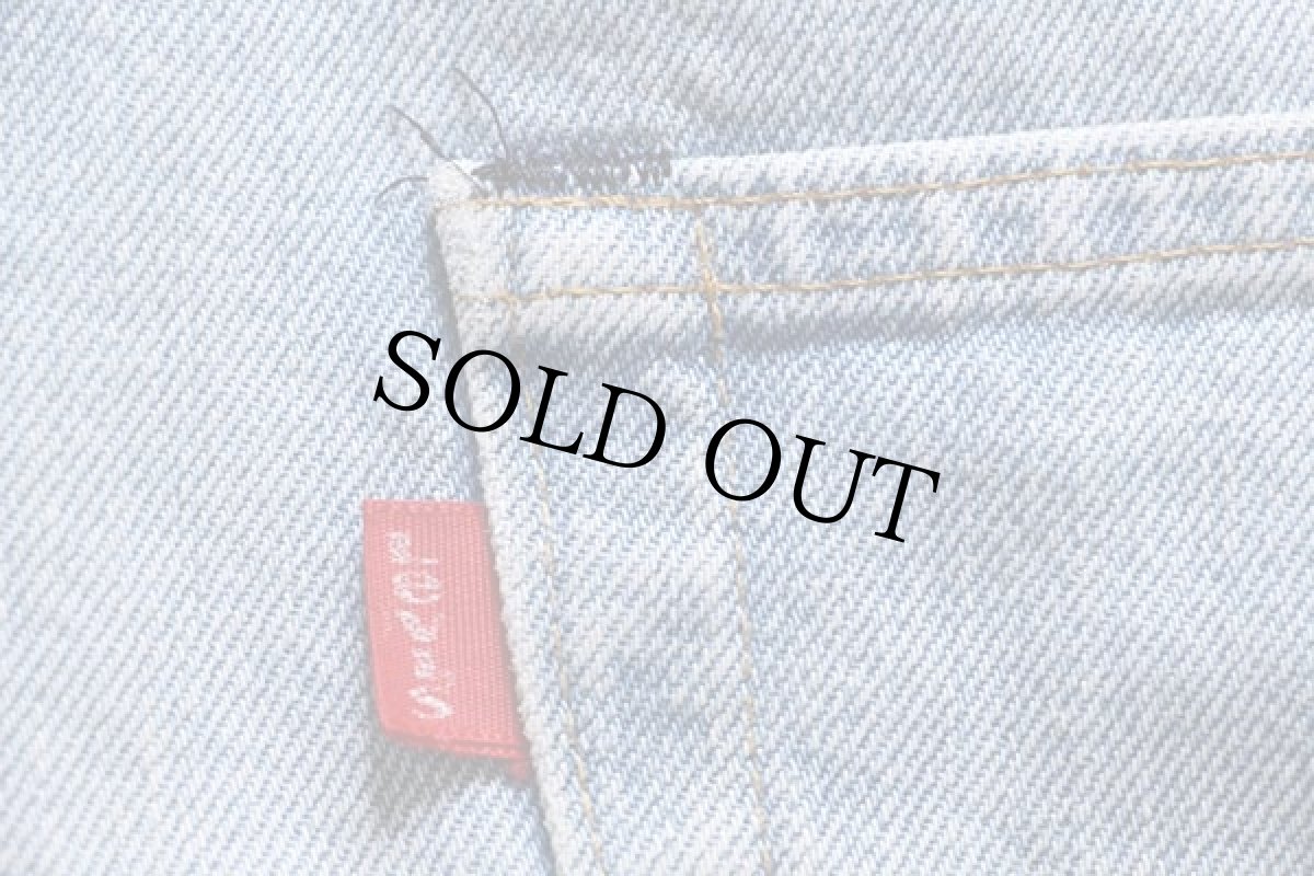 画像6: 80s USA製 Levi'sリーバイス 501 赤耳 デニムパンツ w30 (6)