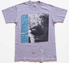 画像2: 80s USA製 Bruce Springsteenブルーススプリングスティーン ツアーTシャツ 杢グレー M (2)