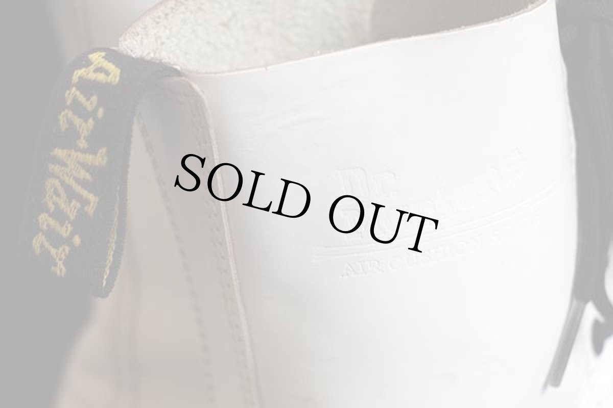 画像6: 英国製 DR.MARTENSドクターマーチン 10ホールブーツ 白 UK8 (6)