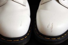 画像8: 英国製 DR.MARTENSドクターマーチン 10ホールブーツ 白 UK8 (8)