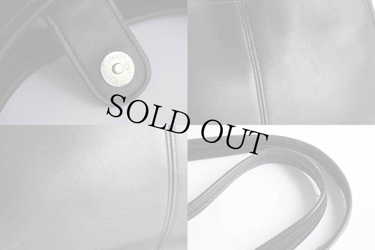 画像7: USA製 COACH オールド コーチ レザー ハンドバッグ 黒★9035 (7)