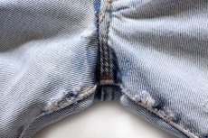 画像9: 80s USA製 Levi'sリーバイス 501 赤耳 ダメージ デニムパンツ w31 (9)