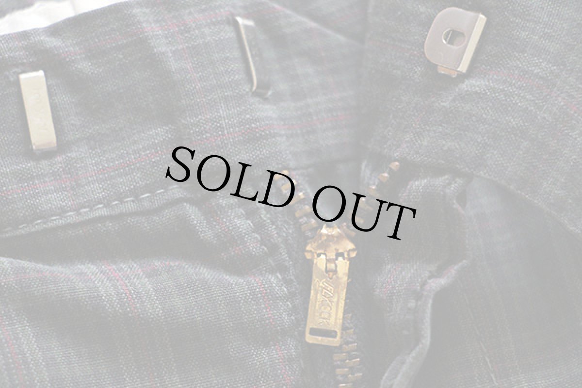 画像3: 60s UNKNOWN チェック コットン ショートパンツ w34★ショーツ (3)