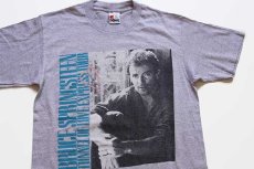画像1: 80s USA製 Bruce Springsteenブルーススプリングスティーン ツアーTシャツ 杢グレー M (1)