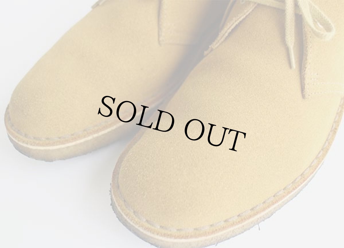 画像5: 英国製 Clarksクラークス スエードレザー デザートブーツ カーキ 10 F (5)