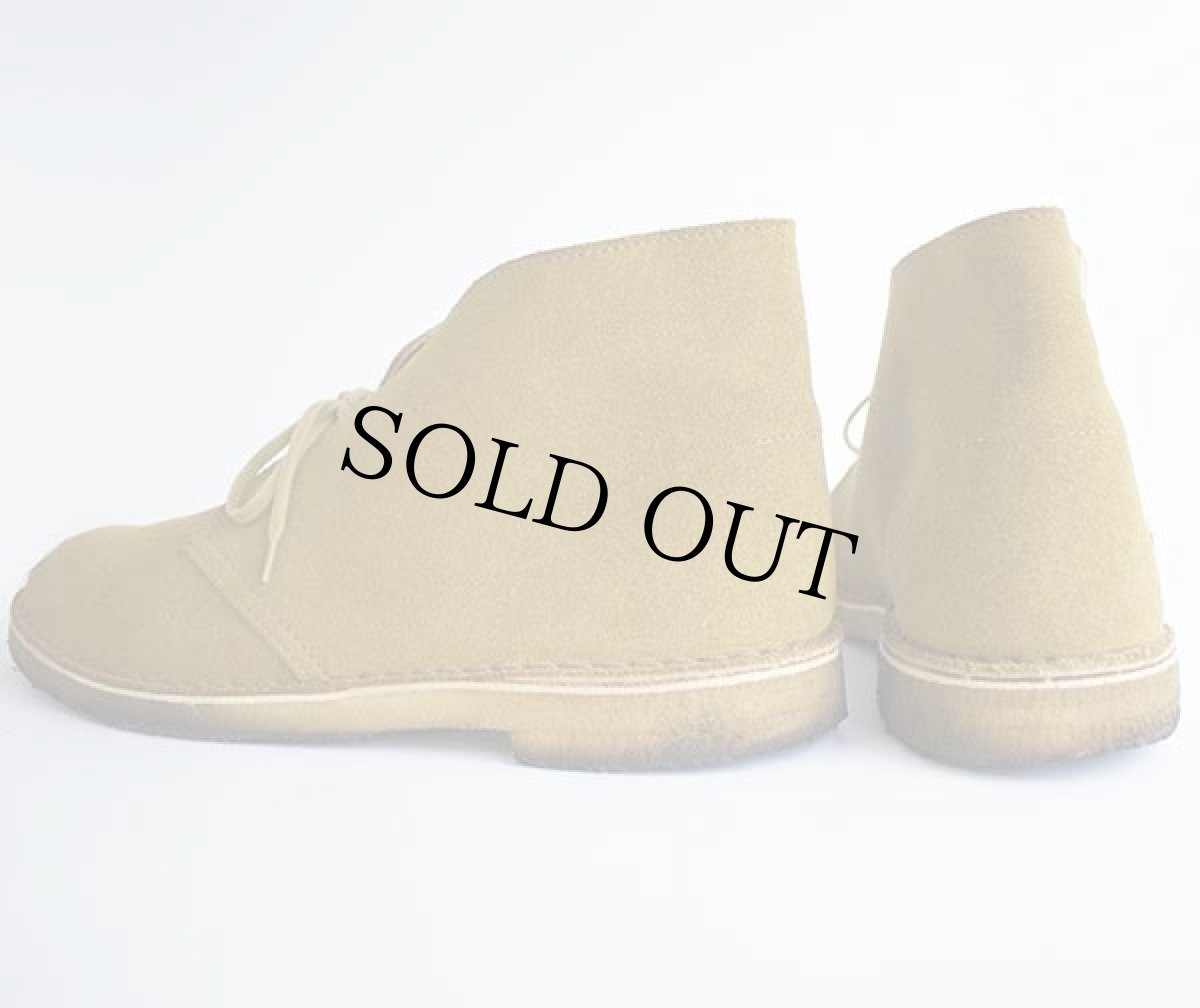 画像2: 英国製 Clarksクラークス スエードレザー デザートブーツ カーキ 10 F (2)