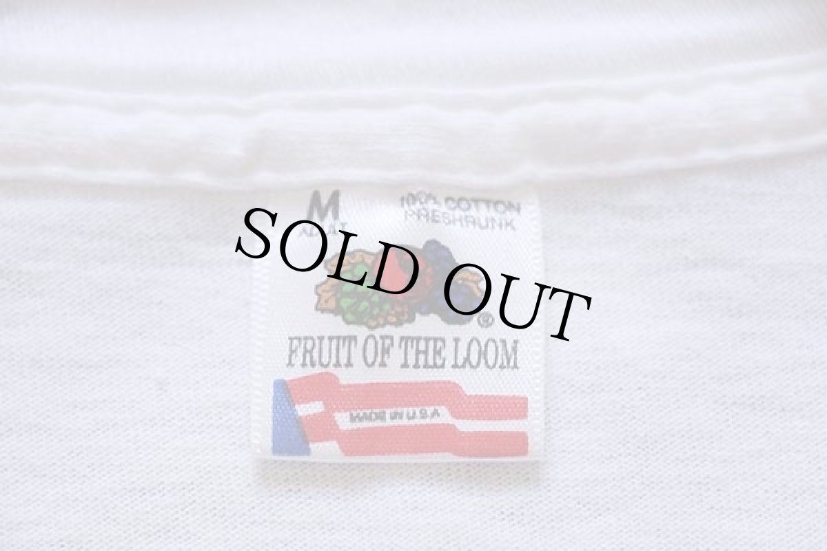 画像4: 90s USA製 CHICAGO JAZZ FESTIVAL 1996  両面プリント アート コットンTシャツ 白 M (4)